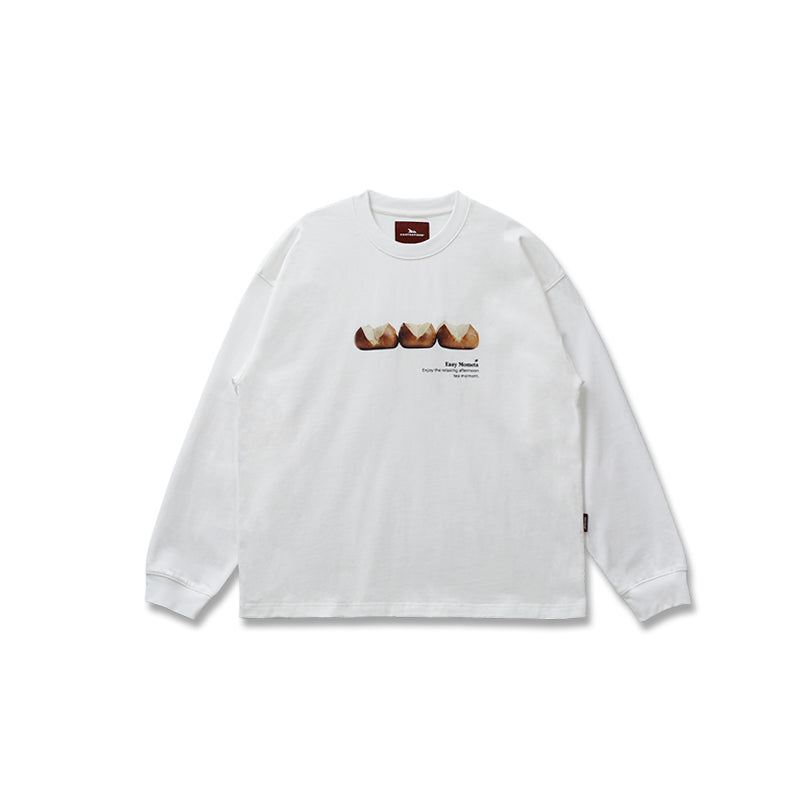 Long Sleeve Simple Cotton T-Shirt