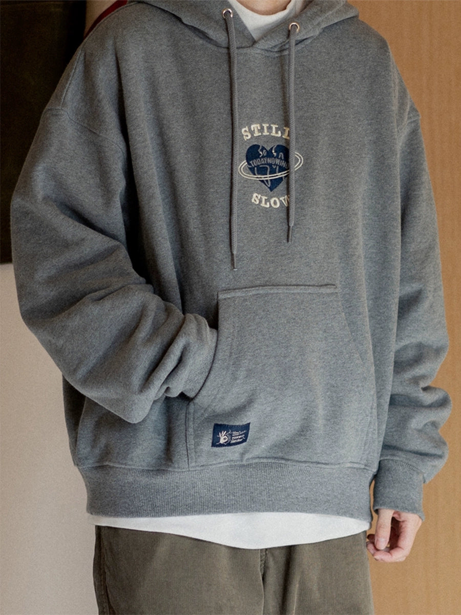 oversize embroidered hoodie